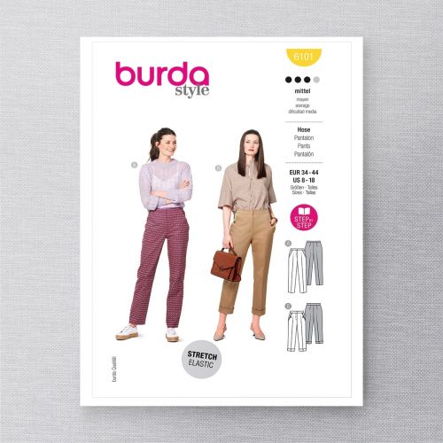 BURDA - 6101 PANTS FOR MISS