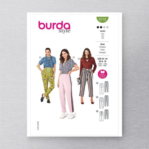BURDA - 6110 PANTS FOR MISS