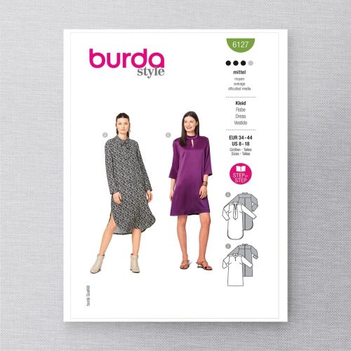 BURDA - 6127 DRESSES FOR MISS