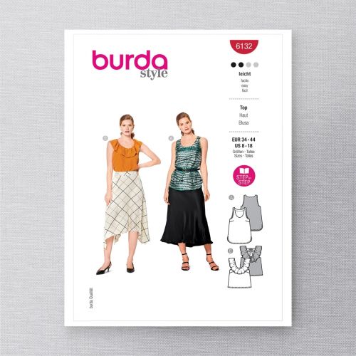 BURDA - 6132 TOPS FOR MISS