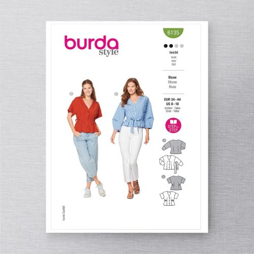 BURDA - 6135 BLOUSES FOR MISS