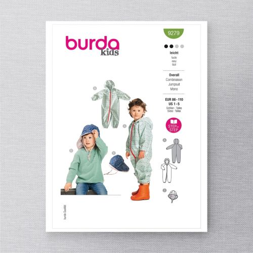 BURDA - 9279 CHILD JUMPSUIT 