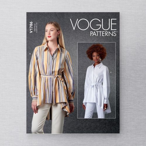 VOGUE - V1786-A SHIRTS FOR MISS - ALL SIZES
