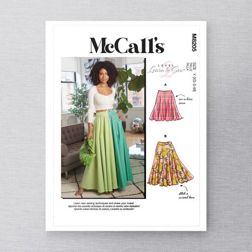 MCCALLS - M8205 SKIRTS FOR MISS - SX-M