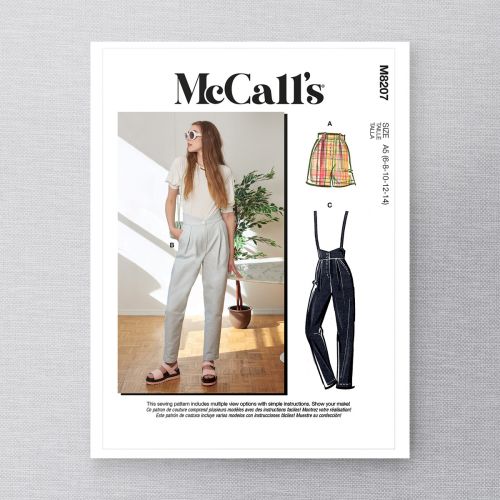 MCCALLS - M8207 SHORT AND PANTS FOR MISS - 6-14