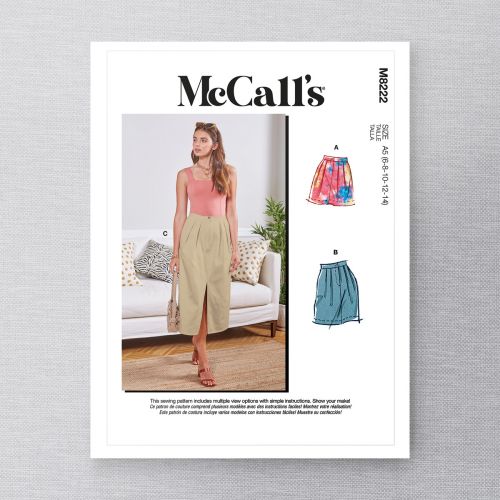MCCALLS - M8222 SKIRTS FOR MISS
