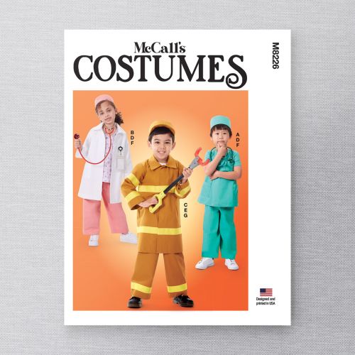 MCCALLS - M8226 COSTUME FIRST RESPONDER FOR CHILD - 3-8