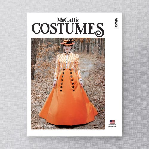 MCCALLS - M8231 COSTUME 1890S BLOUSE AND SKIRT FOR MISS - 6-14