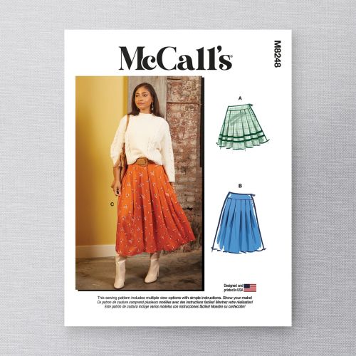 MCCALLS - M8248 SKIRTS WITH PLEATS FOR MISS - 6-14