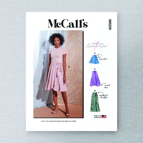 MCCALLS - M8259 -SKIRTS FOR MISS - XS-M