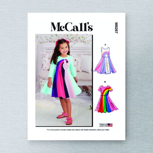 MCCALLS - M8267 DRESSES FOR CHILD - 2-6