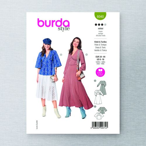 BURDA - 6040 DRESS & TUNIC