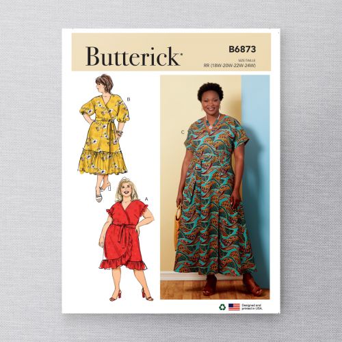 BUTTERICK - B6873 DRESSES & BELTS