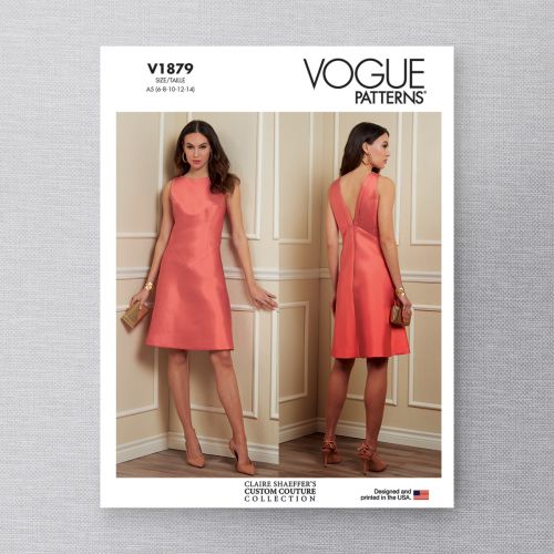 VOGUE - V1879 FITTED DRESS FOR MISS