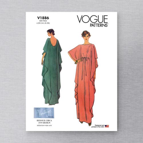 VOGUE - V1886-MISS - VOGUE - VINTAGE DRESS - 4-26