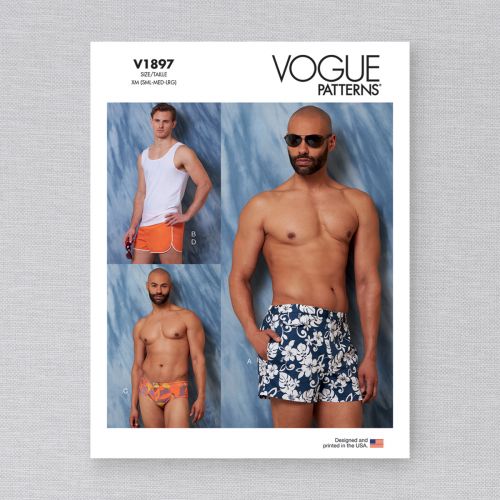 VOGUE - V1897 SWIMSUITS AND TANK TOP FOR MEN