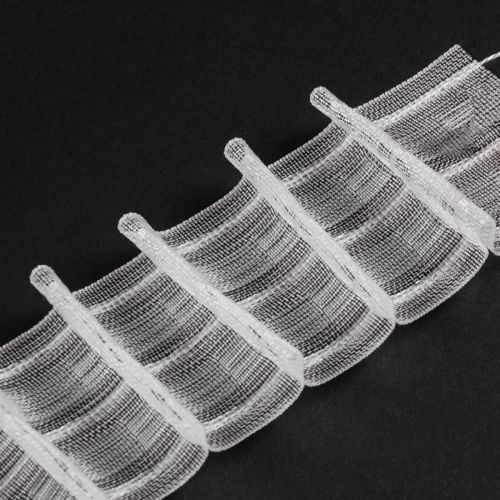 SHIRRING TAPE 2 IN FOR NARROW PENCIL PLEAT - CLEAR