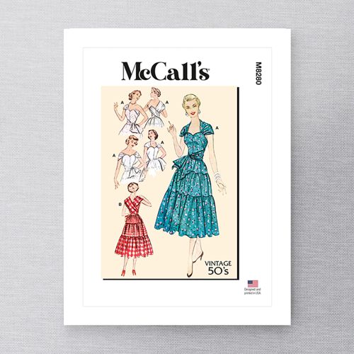 MCCALLS - M8280 - MISS - DRESSES - 6-14