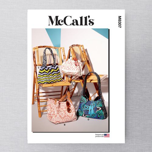 MCCALL'S - 8307 - ACCESSORIES - BAGS AND TOTES