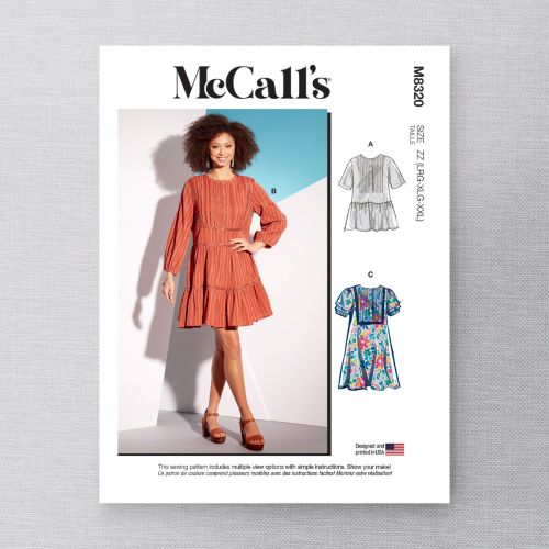 MCCALL'S - 8320 - MISSE'S TUNIC AND DRESSES - L-XXL
