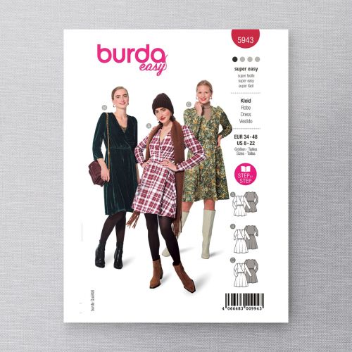 BURDA - 5943 - MISSE'S DRESS