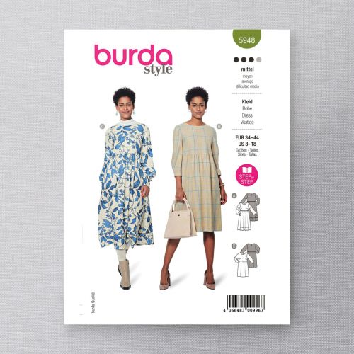 BURDA - 5948 - MISSE'S DRESS