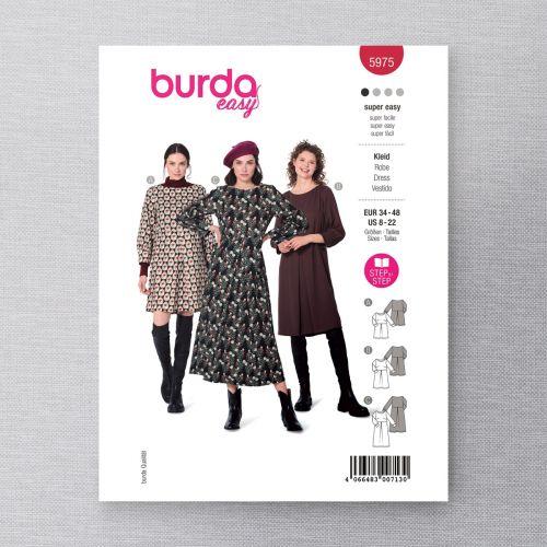 BURDA - 5975 - MISSE'S DRESS