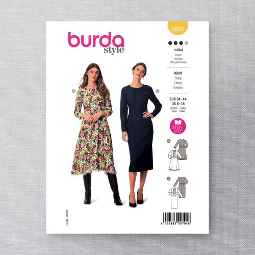 BURDA - 5983 - MISSE'S DRESS