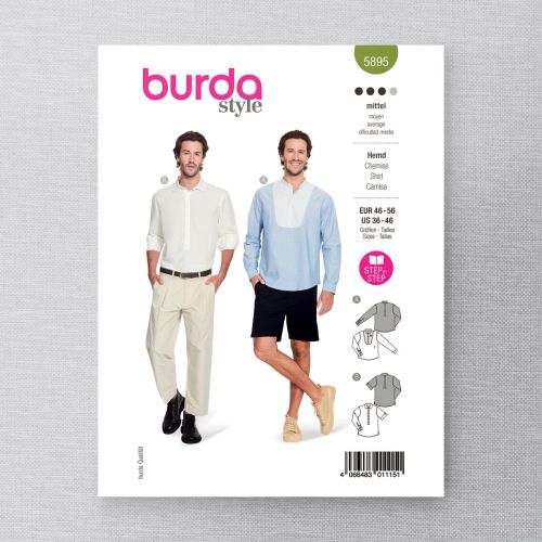 BURDA - 5895 - MEN - SHIRT