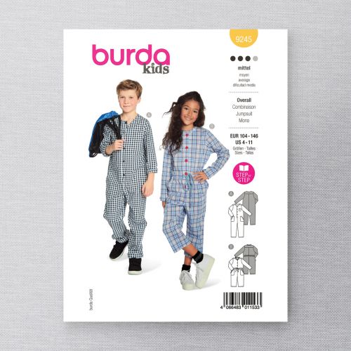 BURDA - 9245 - CHILDREN - JUMPSUIT