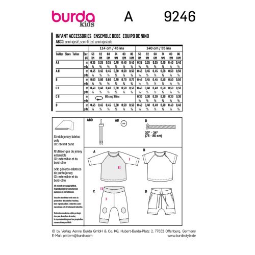 BURDA - 9246 - INFANT - KIT