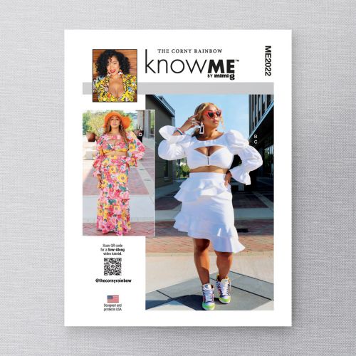 KNOW ME - ME2022 - MISSES' TOP AND SKIRT - 8-16