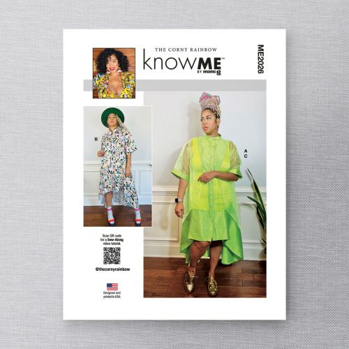 KNOW ME - ME2026 - MISSES' SHIRTDRESS AND KNIT TANK DRESS