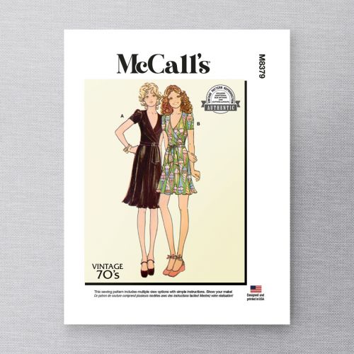 MCCALL'S - M8379 - MISSES' KNIT DRESS - 6-14