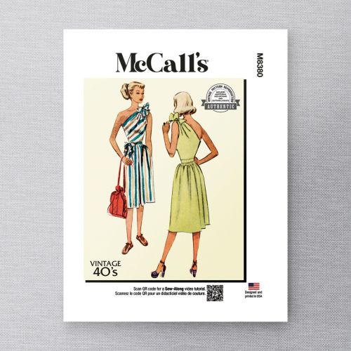 MCCALL'S - M8380 - MISSES' DRESS - 16-24