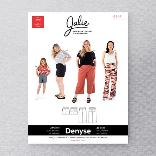 JALIE 4347 - DENYSE - PULL-ON WOVEN PANTS AND SHORTS