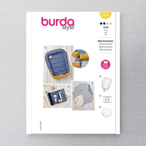BURDA - 5834 - BABY ACCESSORIES 