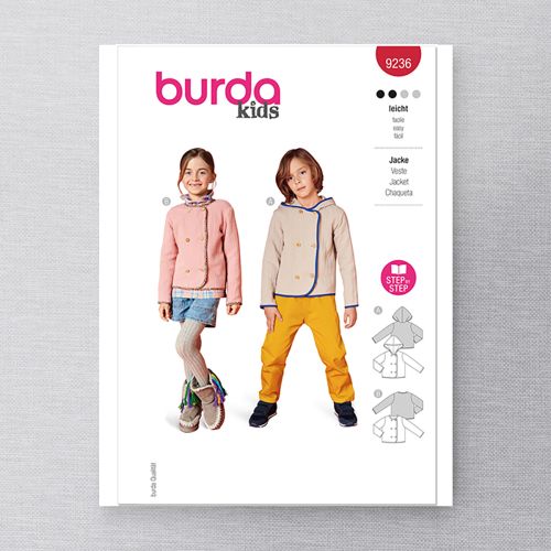BURDA - 9236 - CHILDREN'S JACKET