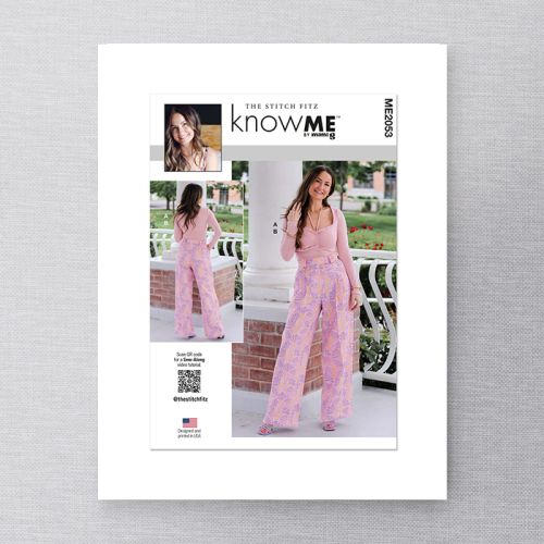KNOW ME - ME2053 - MISSES' KNIT TOP AND PANTS - 10-18