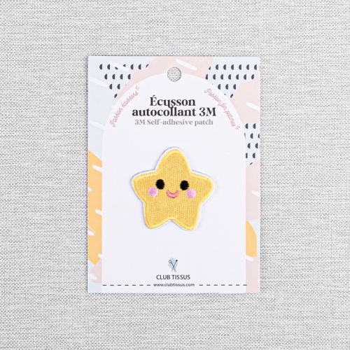 3M SELF-ADHESIVE PATCH HAPPY STAR - YELLOW