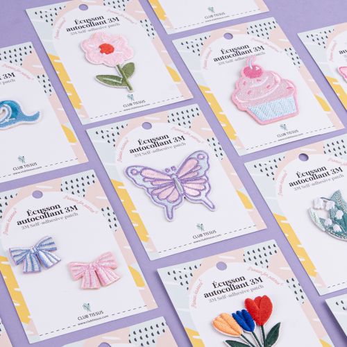 3M SELF-ADHESIVE PATCH MACHAON BUTTERFLY - LILAC