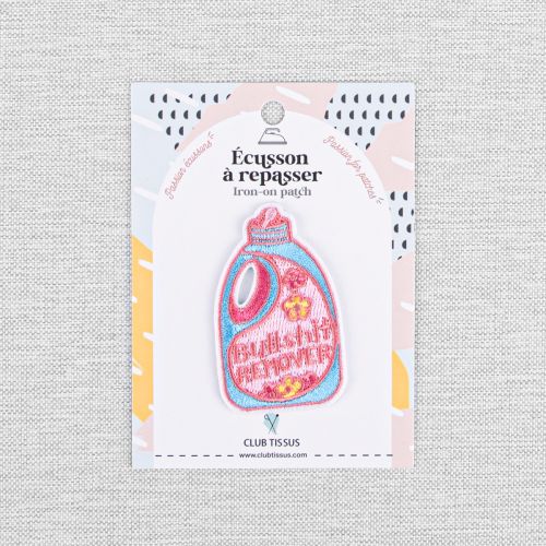IRON-ON PATCH DETERGENT - PINK & BLUE