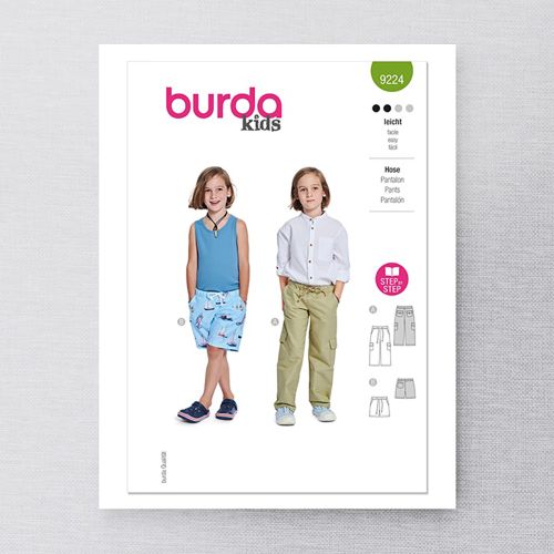 BURDA - 9224 - BOY - PANTS