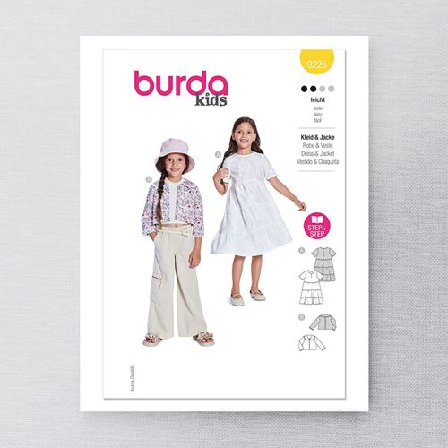 BURDA - 9225 GIRL'S DRESS & JACKET