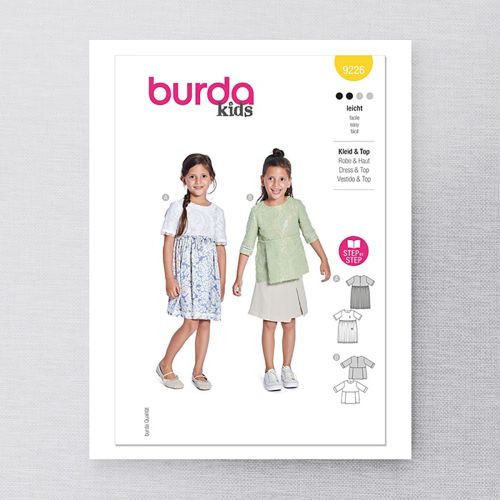 BURDA - 9226 GIRL'S DRESS & TOP