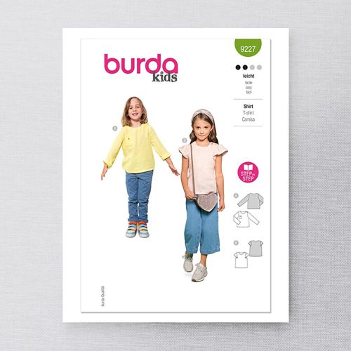 BURDA - 9227 GIRL'S  SHIRT