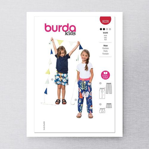 BURDA - 9228 CHILDREN'S PANTS
