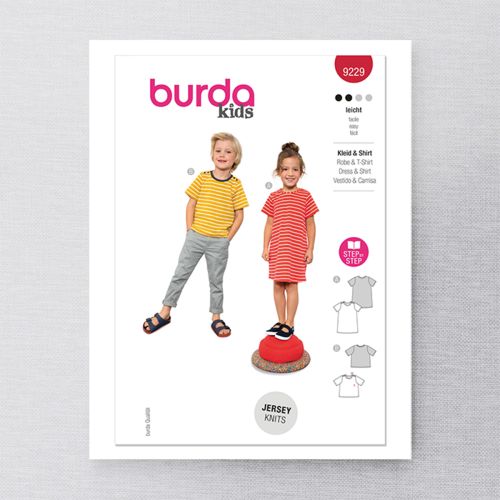 BURDA - 9229 CHILDREN'S DRESS & SHIRT
